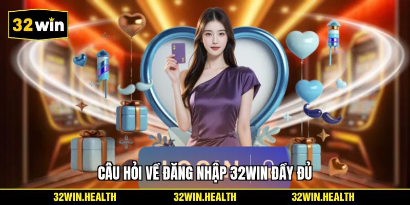 Câu hỏi về đăng nhập 32WIN đầy đủ