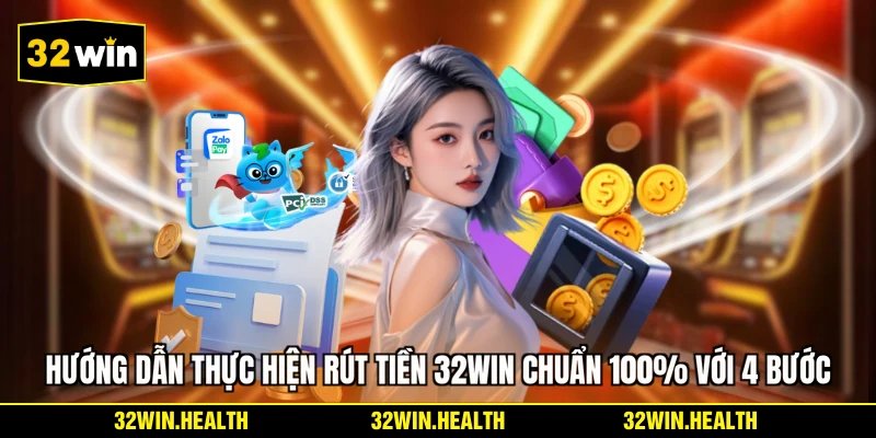 Hướng dẫn thực hiện rút tiền 32WIN chuẩn 100% với 4 bước